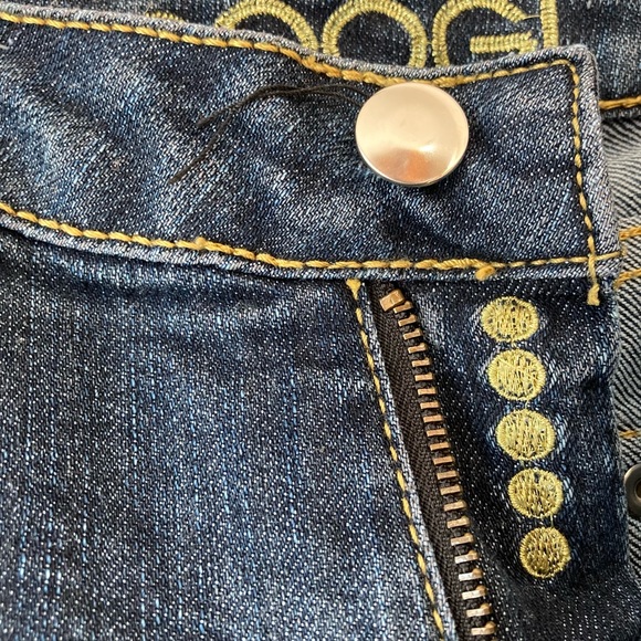 VINTAGE COOGI Jeans RARE! Women’s size 9/10 colourful artistic cool streetwear - Picture 10 of 12